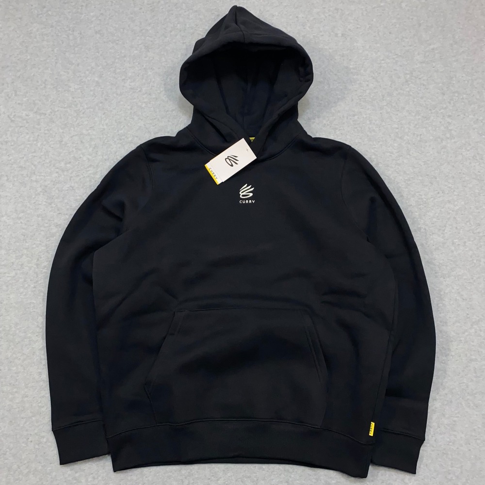 Under Armour UA Steph Curry Splash Loose Fit Hoodie Black Men's Size L 1387096‎